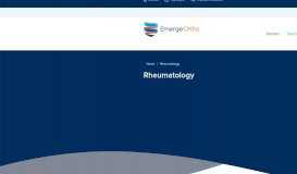
							         Rheumatology: Arthritis, Gout & Autoimmune Diseases » EmergeOrtho								  
							    