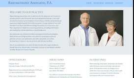 
							         Rheumatology Associates, P.A.								  
							    