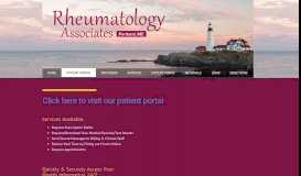 
							         Rheumatology Associates Patient Portal								  
							    