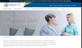 
							         Rheumatology - Kootenai Health								  
							    
