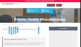 
							         Rheumatology - Palmetto Health-USC Medical Group								  
							    