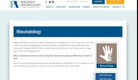 
							         Rheumatology – Raleigh Neurology Associates								  
							    