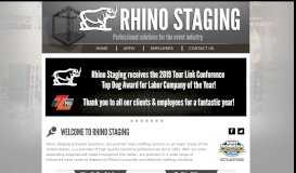 
							         Rhino Staging | Rhino Staging | The best professional technical ...								  
							    