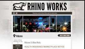 
							         Rhino Works Employee portal where Rhino gets its work done ...								  
							    
