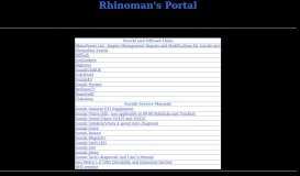 
							         Rhinoman's Portal								  
							    