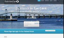 
							         Rhode Island Eye Institute - Refractive Surgery LASIK Glaucoma ...								  
							    