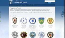 
							         Rhode Island Permitting Portal- Rhode Island -E-Permitting ... - RI.gov								  
							    