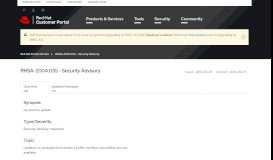 
							         RHSA-2004:035 - Security Advisory - Red Hat Customer Portal								  
							    