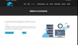 
							         Ribbon Cloud2Edge – CloudCo Partner								  
							    