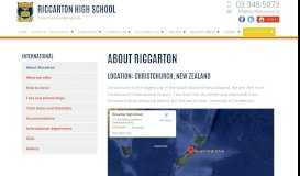 
							         Riccarton High School » About Riccarton								  
							    