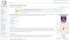 
							         Riccarton High School - Wikipedia								  
							    