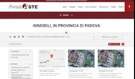 
							         Ricerca Immobili, in provincia di Padova - Portale Aste								  
							    