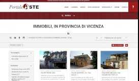 
							         Ricerca Immobili, in provincia di Vicenza - Portale Aste								  
							    