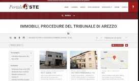 
							         Ricerca Immobili, Procedure del Tribunale di Arezzo - Portale Aste								  
							    