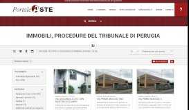 
							         Ricerca Immobili, Procedure del Tribunale di Perugia - Portale Aste								  
							    