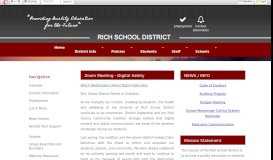 
							         Rich School District								  
							    