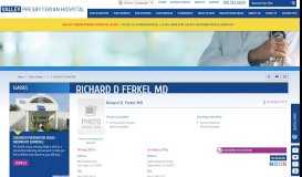 
							         Richard D Ferkel MD | Valley Presbyterian Hospital in Van Nuys								  
							    
