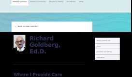 
							         Richard Goldberg, Ed.D. - Spaulding Rehab								  
							    
