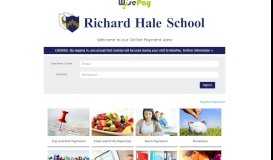 
							         Richard Hale School - WisePay Software Services								  
							    