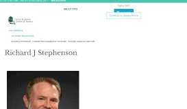 
							         Richard J Stephenson - Cancer Treatment Centers of America								  
							    