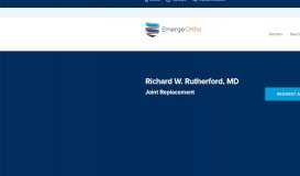 
							         Richard W. Rutherford, MD » EmergeOrtho								  
							    