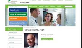 
							         Richard Walsh, M.D. - Wood County Hospital								  
							    