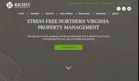 
							         Richey Property Management: Property Managers in Northern Virginia								  
							    