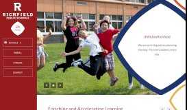 
							         Richfield Public Schools / Homepage								  
							    