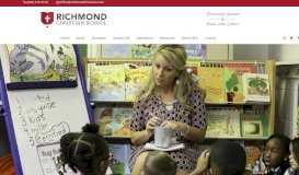 
							         Richmond Christian School								  
							    
