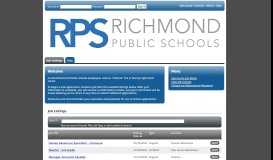 
							         Richmond City Public Schools - TalentEd Hire								  
							    