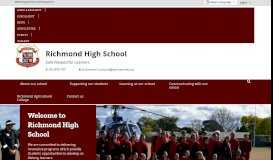 
							         Richmond High School: Home								  
							    