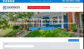 
							         Richmond Homes for Rent - Dodson Property Management								  
							    