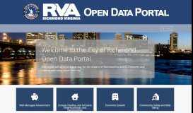 
							         Richmond Open Data Portal - City of Richmond								  
							    