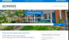 
							         Richmond Property Management - Dodson Property Management								  
							    