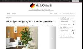 
							         Richtiger Umgang mit Zimmerpflanzen | Deutschland einfach & schnell								  
							    