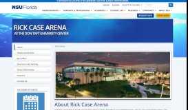 
							         Rick Case Arena at the Don Taft University Center | Nova ...								  
							    