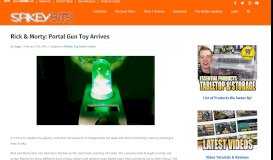 
							         Rick & Morty: Portal Gun Toy Arrives - Spikey Bits								  
							    