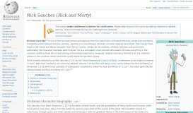 
							         Rick Sanchez (Rick and Morty) - Wikipedia								  
							    