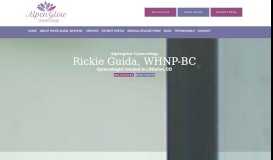 
							         Rickie Guida, WHNP-BC: Gynecologist Littleton, CO: Alpenglow ...								  
							    