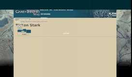 
							         Rickon Stark | Game of Thrones Wiki | FANDOM powered by Wikia								  
							    