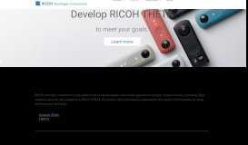 
							         RICOH Developer Connection								  
							    