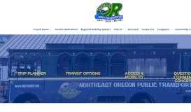 
							         Rides to Wellness Program - Northeast Oregon Public Transit								  
							    