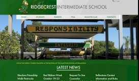 
							         Ridgecrest Intermediate								  
							    