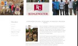 
							         Ridgewater College — Animal Experience International								  
							    