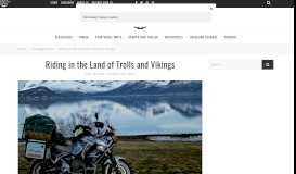 
							         Riding in the Land of Trolls and Vikings – Expedition Portal								  
							    