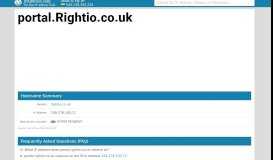 
							         Rightio Portal: Rightio.co.uk								  
							    