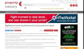 
							         Rightmove teams up with portal to list property in Japan – Property ...								  
							    