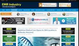 
							         Righttime Medical Care Opens Its 18th Location in ... - EMR Industry								  
							    