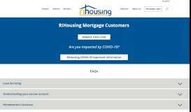 
							         RIHousing Mortgage Customers | RIHousing								  
							    