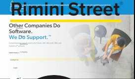 
							         Rimini Street: Third-Party Support for Enterprise Software								  
							    